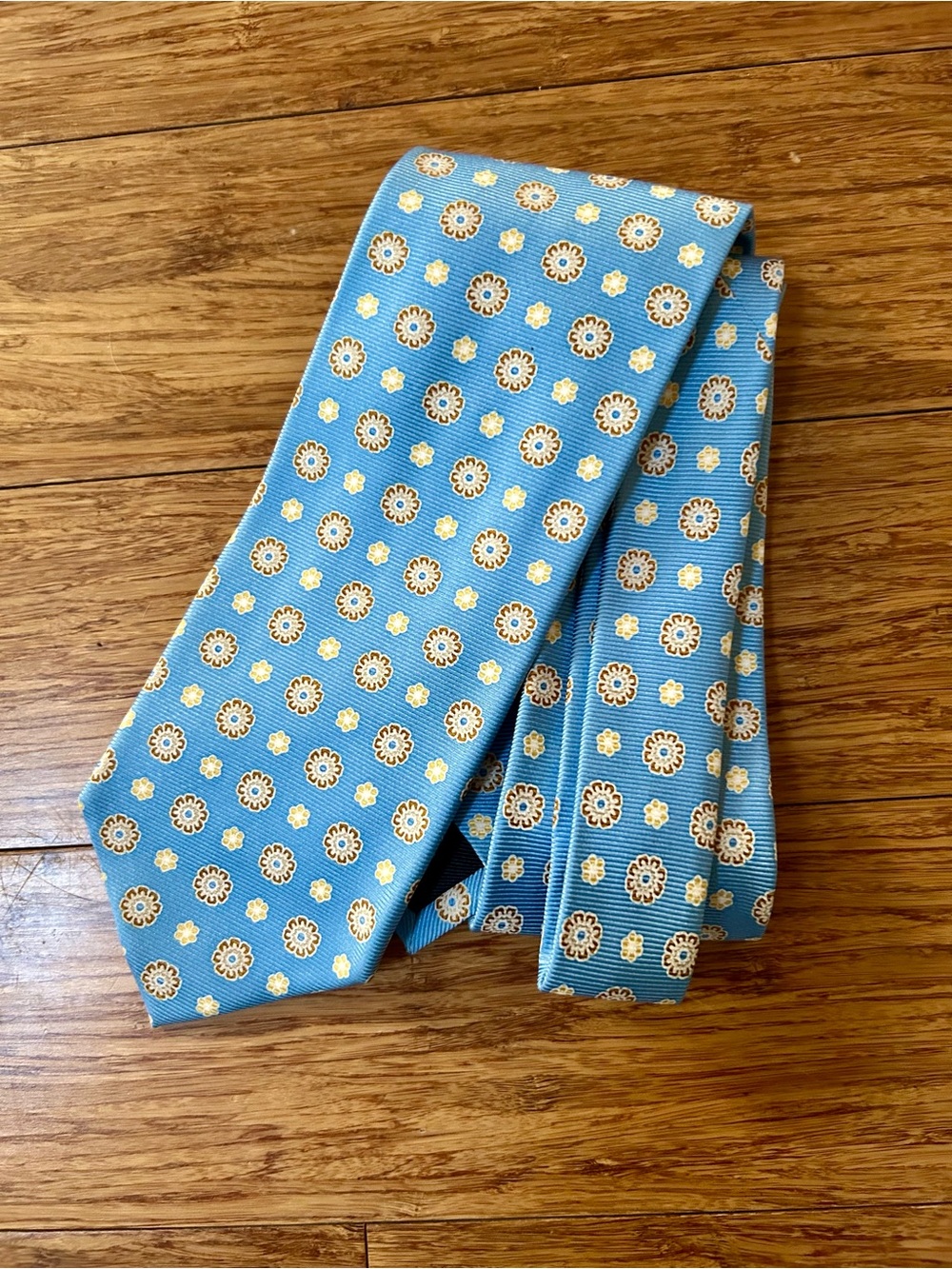 Ermenegildo Zegna 100% Silk Italian Designer Tie Luxury